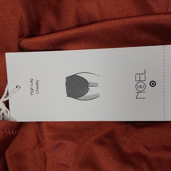 Asymmetrical Metallic Cut Out High Leg Cheeky Swimsuit |  Fe Noel | Small - Picture 9 of 11